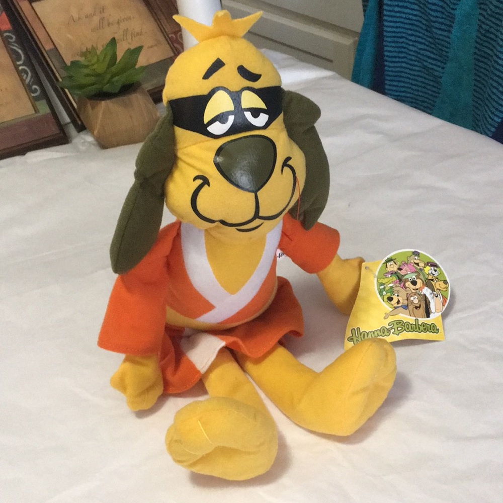 Genuine Hanna-Barbera “Hong Kong Phooey” new with tags martial arts plush dog